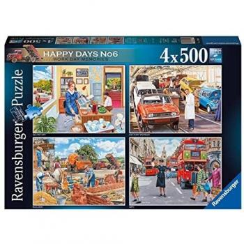 Ravensburger: Happy Days No.6 Work Day Memories 500 Piece Jigsaw Puzzle