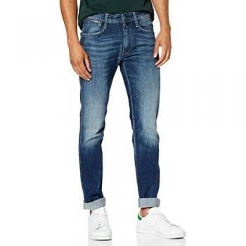 Jean Slim Replay Anbass Coin Zip, Medium Blue 9