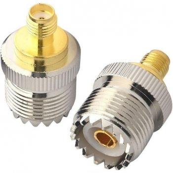 Antena GSM 433 MHz 12 dBi con Enlace SMA y Adaptador BNC para TV UHF