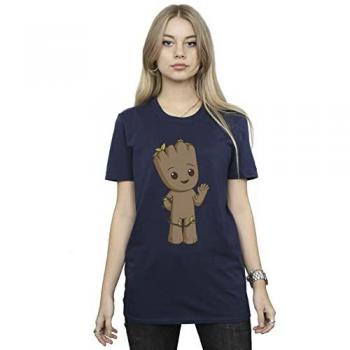 Marvel I Am Groot Cute Cotton Boyfriend Top