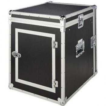 Flyht Pro L-Rack 10U/10U mit Servicezugang Schwarz