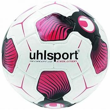 UHLSPORT Fußball Evolution 2.0 TRI (5.0) – Kombiweiß/Rot/Schwarz