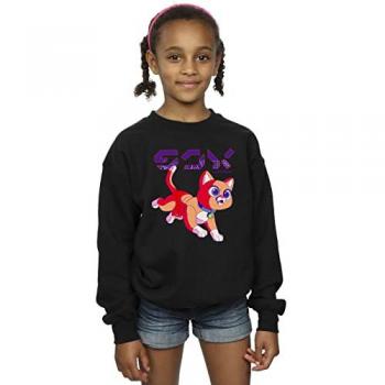 Disney Girls Lightyear Sox Digital Cute Black Sweatshirt 12-13 Years