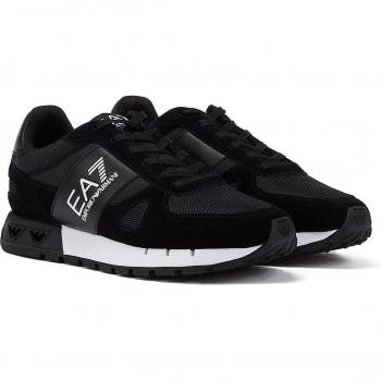 Chaussures Sports Legacy Emporio Armani EA7 Pour Homme en Noir EU 40,5 / UK 7