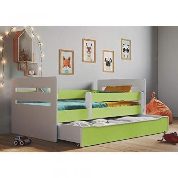 Lit Enfant Vert De Tom 140x80cm