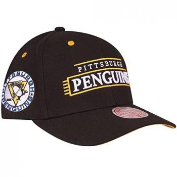 Herren‑Snapback Mitchell & Ness Lofi Pro Pittsburgh Penguins (One Size, Schwarz)