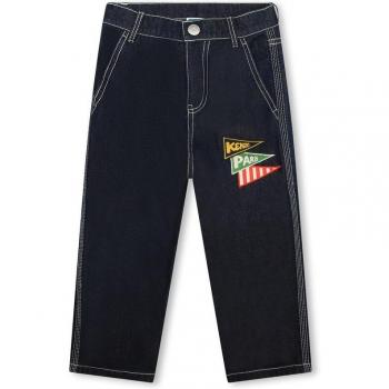 Jean pressionné Kenzo Kids 4A bleu