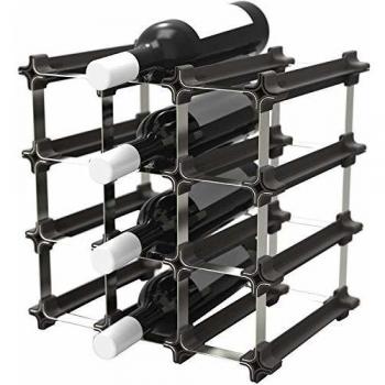 Nine-Spot Nook Wine Rack – Compact Bottle Organizer