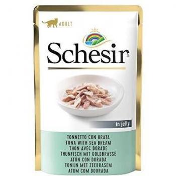 Schesir Pouch Gato Atum e Dourada 85g