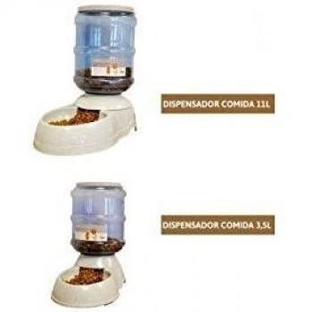 Wuapu Comedero Dispensador de Pienso Seco 20 cm