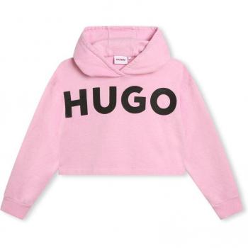 Sudadera de Niña Hugo con Capucha y Logo
