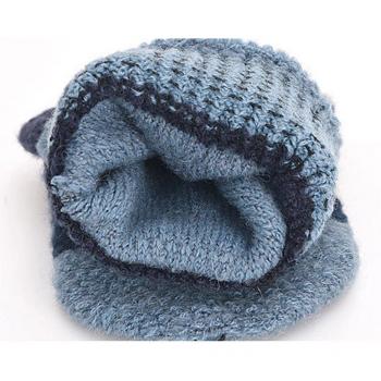 Men's Warm Fingerless Knitted Gloves