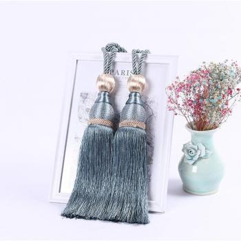 2Pcs Curtain Tassels with Holders
