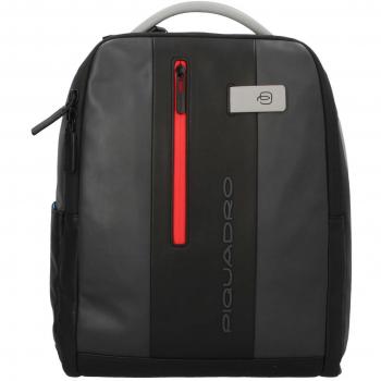Piquadro Men's Grey Bucket Backpack with Anti-Theft Cable, ONE SIZE