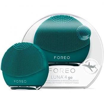 FOREO LUNA™4 Go Sonic Skin Cleansing Brush for travelling Evergreen