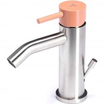 Bidet Miscelatore Monocomando Acciaio Inox – Eleganza Cipria