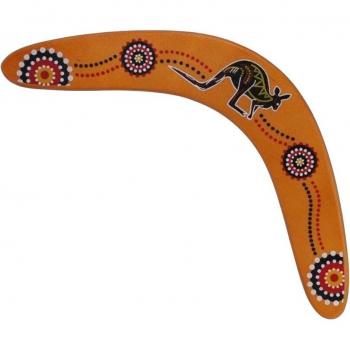 Wooden V-Shaped Boomerang