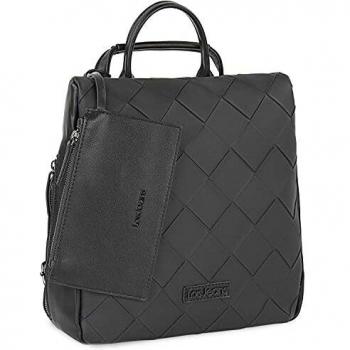 Bolso Mochila Lois de Piel PU Ecológica Marrón