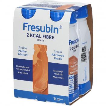 Fresubin 2Kcal Fibre Pêche Abricot 4x300ml