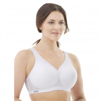 Glamorise Ultimate Soft Cup Sports Bra 36D White