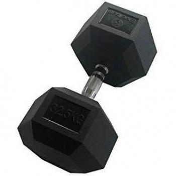 Unisex HexGrip 32.5kg Power Dumbbell