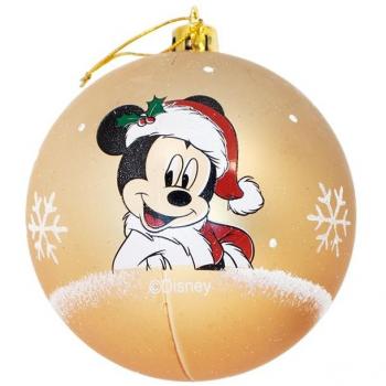 SAFTA BOLAS NAVIDAD 6CM PACK 10 MICKEY MOUSE HAPPY SMILES