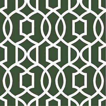 Grey Grand Trellis Adhesive Wallpaper