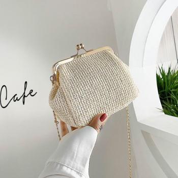 Kette Stroh Schultertasche Frauen