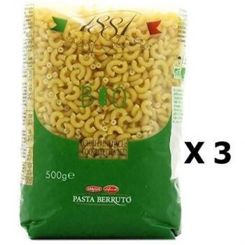 3x Pâtes Italiennes Coquillette BIO 500g