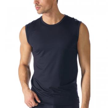 Mey Herrenshirt Network Blau Marine ohne Ärmel Größe XXL