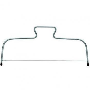 Lyre à Génoise inox argent 37,0 x 16,0 x 1,19 cm