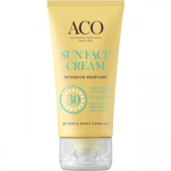 ACO Solkräm för Ansikte SPF30 Parfymfri 50 ml