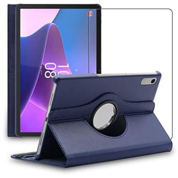 Housse et Verre Trempé à Rotation 360° – Lenovo Tab P11 Pro Gen2 – Bleu Profond