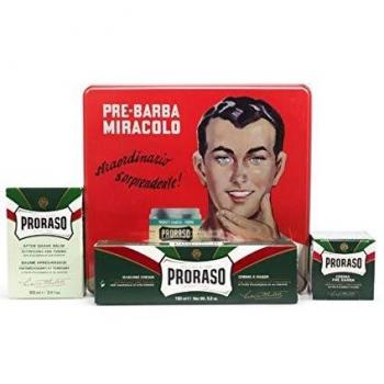 Proraso Men's Full Shaving Kit, The Routine