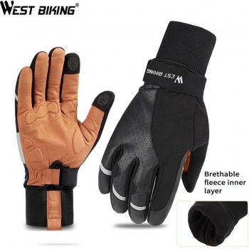 WEST BIKING Windproof Cycling Gloves for Men and Women