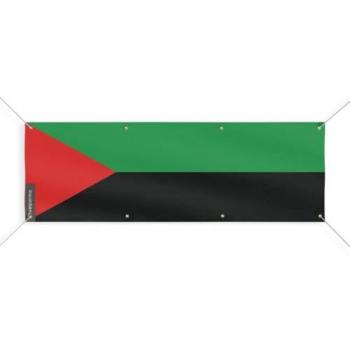 8 Grommet Martinique Flag Banner 160x480 cm