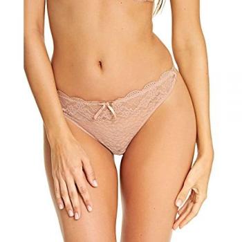 Freya Women's Café Au Lait Thong – Beige Nylon, L