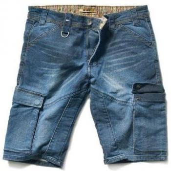 Dike: Pantalón corto de trabajo en tejido denim