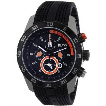 Hugo Boss Elegance – Reloj Negro con Correa de Silicona