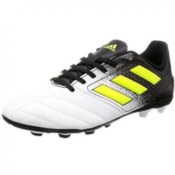Adidas Ace 17.4 FxG, Chaussures de Football Compétition Mixte Enfant, Blanc