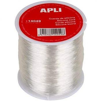 Bobina Cuerda Silicona 0,7mm x 100m Apli 14049
