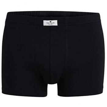 TOM TAILOR Hip-Pants Herren Viererpack mit Logo, schwarz, Größe S