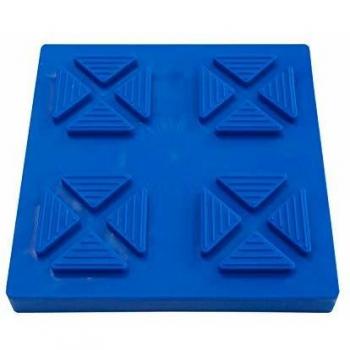 Cartrend Lot de 4 plaques de Base pour Support de manivelle