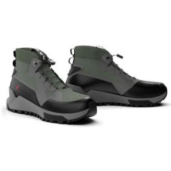 Scarpe Moto Forma Kumo Nero Verde Oliva Grigio Taglia 45