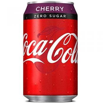 Coca‑Cola Zero Sugar Cherry 330ml Cans (24 Count)