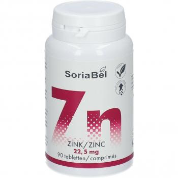 Soriabel Zink 22,5 mg 90 tabletten bio-actief