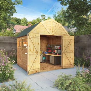 Waltons Garden Wooden Shed Shiplap Workshop Storage Shed Dutch Barn