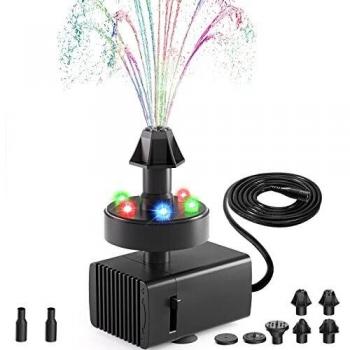 SZMP Submersible Water Pump with LED Lights