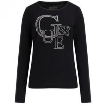 Manica Lunga Guess Logo Dorato