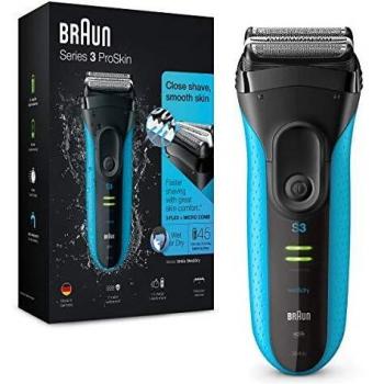Braun Series 3 ProSkin 3040s Elektrorasierer Präzisionstrimmer Kabellos Wet&Dry